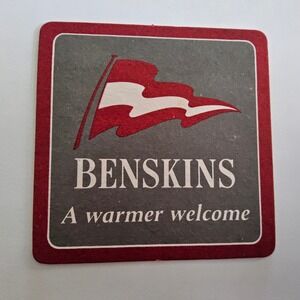 Benskins A Warmer‎ Welcome Drinks Coaster Barware Pub Collectible Advertising
